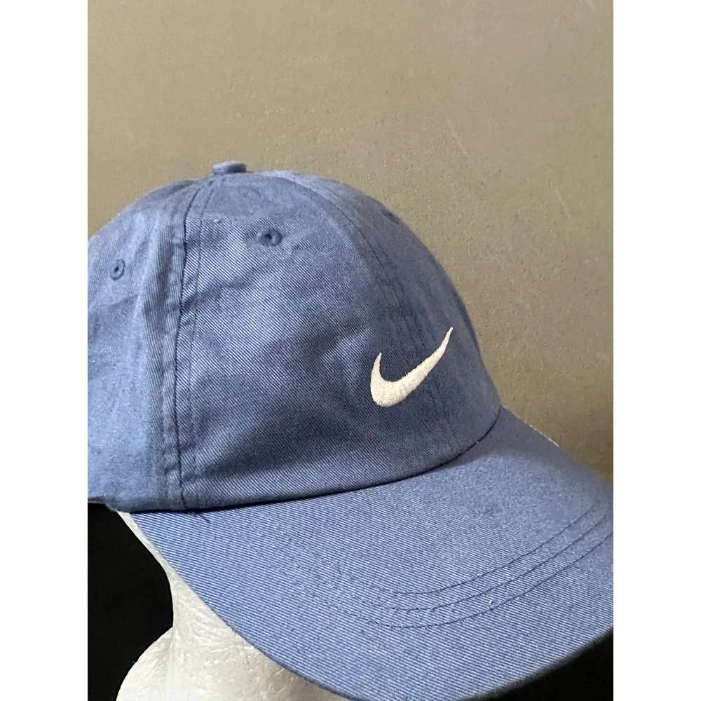 Nike Golf‎ Blue Dad Hat Adjustable Swoosh Logo Baseball Cap Mens Womens